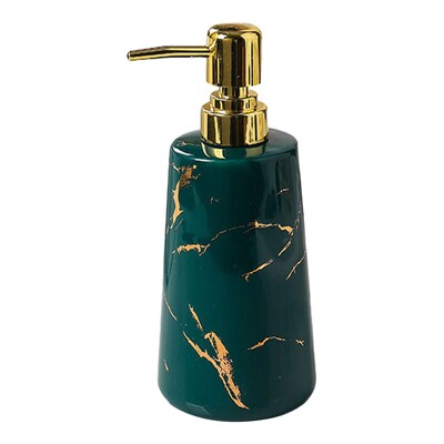 Seebi dosaator Vastupidav käsitsi pumbaga kreemipudel, praktiline 17 untsi, tühi keraamika hotelli töölauale pesuköögi jaoks vannituppa