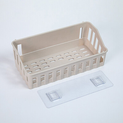 Organizator Per Bagno In Plastica Portaoggetti Foro Per Wc Gratuito Shampoo Sapone Supporto Cosmetico Mensole Doccia A Parete