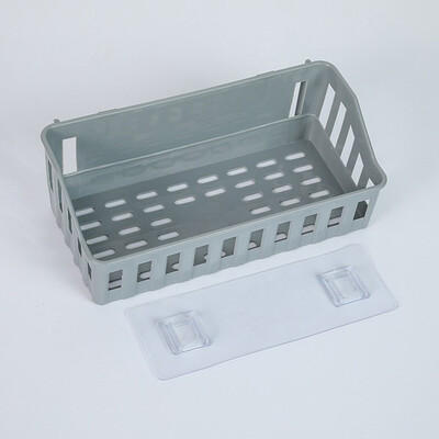 Organizator Per Bagno In Plastica Portaoggetti Foro Per Wc Gratuito Shampoo Sapone Supporto Cosmetico Mensole Doccia A Parete