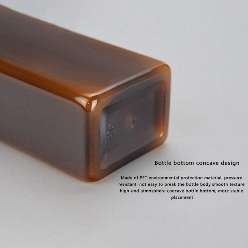 500 ml ruudukujuline seebi dosaator vannitoa jaoks, suure mahutavusega šampoon, dušigeeli pudelid, korduvtäidetav losjoon, vedeliku säilituskonteiner