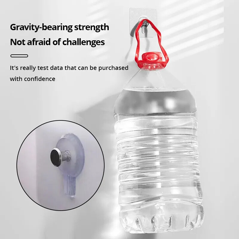 10 tk. Läbipaistev jälgedeta isekleepuv seinaküünefoto seinamaaling, faasiraam, kleepuv rippuv joonistusnael, mitmeotstarbeline kruvi