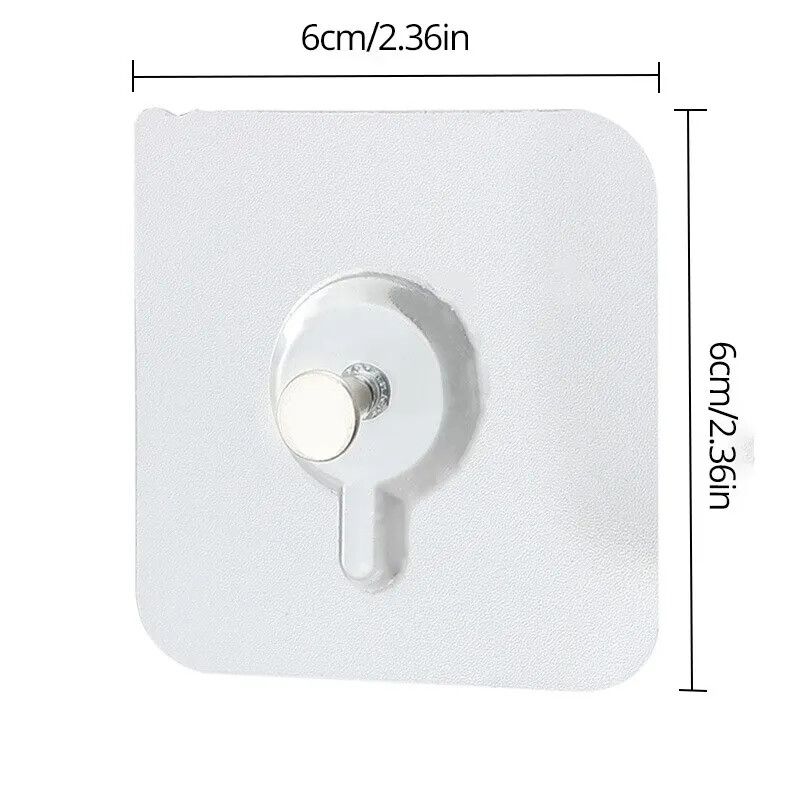 10 tk. Läbipaistev jälgedeta isekleepuv seinaküünefoto seinamaaling, faasiraam, kleepuv rippuv joonistusnael, mitmeotstarbeline kruvi