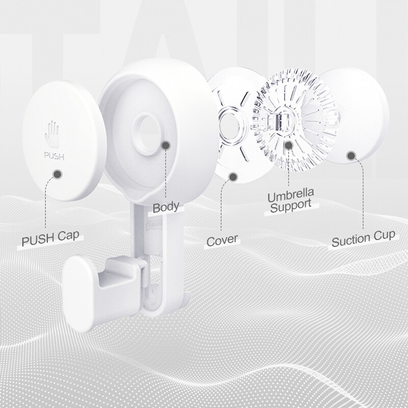 Αφαιρούμενοι γάντζοι βεντούζας βεντούζας ρόμπα μπάνιου Θήκη πετσέτας Γάντζος κουζίνας σπιτιού Καθημερινά αξεσουάρ
