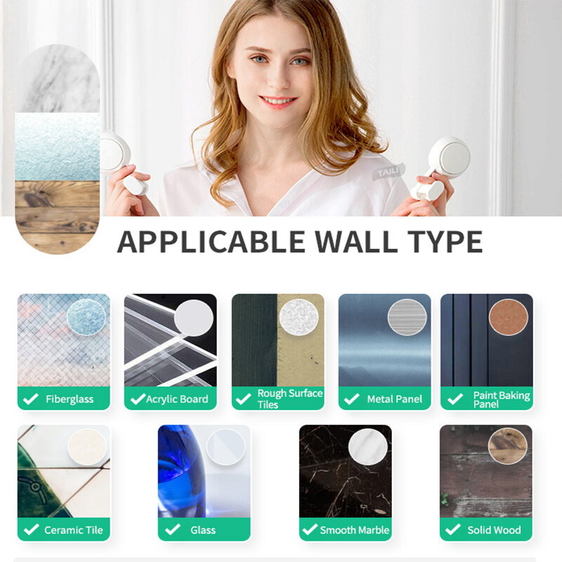 Αφαιρούμενοι γάντζοι βεντούζας βεντούζας ρόμπα μπάνιου Θήκη πετσέτας Γάντζος κουζίνας σπιτιού Καθημερινά αξεσουάρ