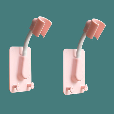 1/2 komada 360° držač glave tuša Podesivi samoljepljivi nosač za glavu tuša Zidni nosač s 2 kuke Postolje SPA kupaonica Univerzalno