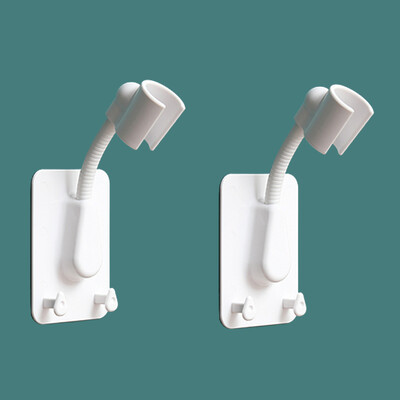 1/2 komada 360° držač glave tuša Podesivi samoljepljivi nosač za glavu tuša Zidni nosač s 2 kuke Postolje SPA kupaonica Univerzalno