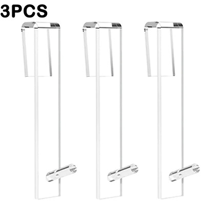 Γάντζος πόρτας μπάνιου ντους Ακρυλικό διαφανές πάνω από γυάλινη κρεμάστρα για πετσέτες μπουρνούζι Μπάνιου Κρεμάστρα για πετσέτες