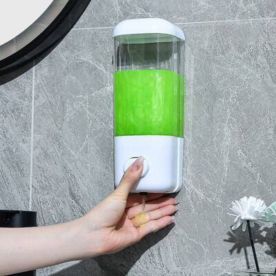 Νέο μπουκάλι χωρίς διάτρηση εγχειρίδιο Press Soap Dispenser Wall Hanging Traceless Paste Disinfectant Bottle Dispenser