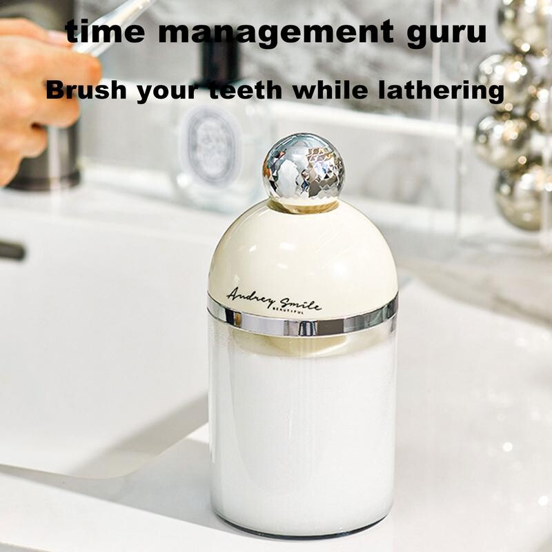 Automatinis putojantis valymo įrankis Elektrinis veido valiklis dušo vonios šampūnas putų formavimo burbuliukų putotojas prietaiso valymo priemonės