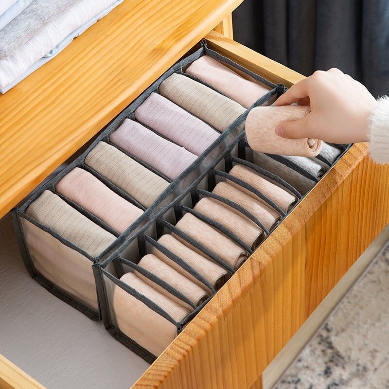 Korraldaja Aluspüksid Sokid Hoiukarbid Riidekapp Püksid Riided Aluspesu Sahtlid teksad Riided Eraldaja Rinnahoidja Kokkupandav Jagaja