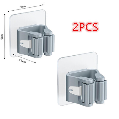 Mopihoidja Isekleepuv harjaalus Seinale paigaldatav mopi tugi pühkimishari konks Hoiukorraldaja Vannitoa köögitarvikud