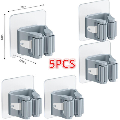 Mopihoidja Isekleepuv harjaalus Seinale paigaldatav mopi tugi pühkimishari konks Hoiukorraldaja Vannitoa köögitarvikud