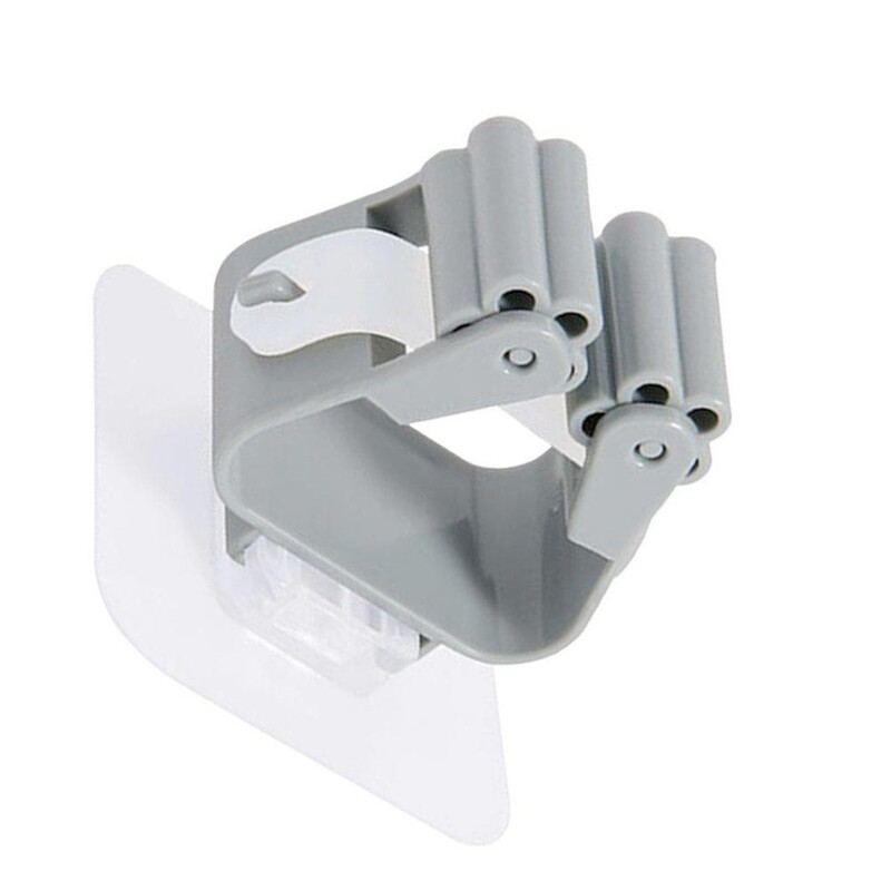 Mopihoidja Isekleepuv harjaalus Seinale paigaldatav mopi tugi pühkimishari konks Hoiukorraldaja Vannitoa köögitarvikud