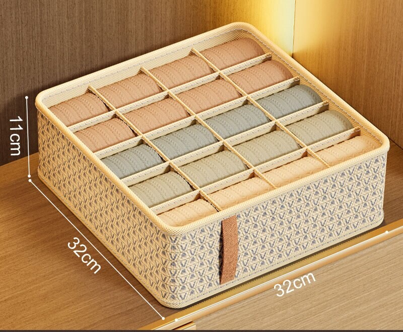 Cutie de depozitare pentru șosete pentru lenjerie intimă, tip sertar, cutie de organizare pentru căminul studenților de uz casnic multifuncțional, dulap, depozitare despărțitoare