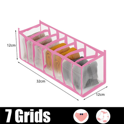 3/6/7/11Girds aluspesu korraldaja Kokkupandav kodukapp jagaja Hoiukast Kapp Sahtel Korraldajad Sokid Rinnahoidja Hoiukorraldaja