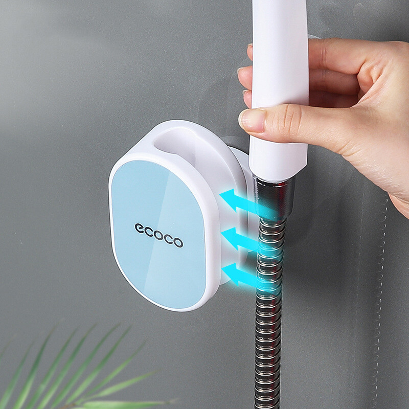 Zidni držač za glavu tuša Podesiva polica za tuš bez probijanja 360° rotirajući vodootporni stalak za pričvršćivanje Kupaonski pribor