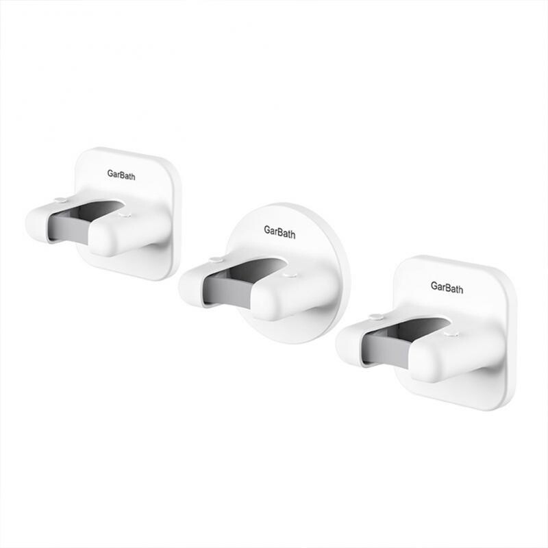 Traceless Hook Mop Rack WC auk Free Mopi konks Seinale kinnitatav mopihoidja Harjahoidja Mopihoidja Vannitoa konksud