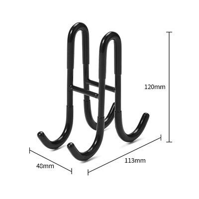Dušiukse konks roostevabast terasest raamita klaasist riidepuu vannirätik Puhas palliga kaabitsa hoidik, S-kujuline puurimisvaba