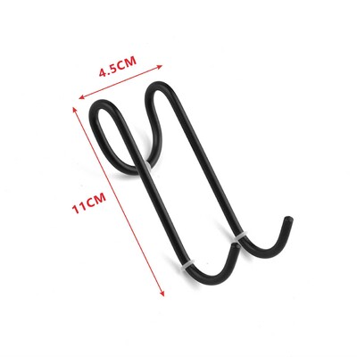 Dušiukse konks roostevabast terasest raamita klaasist riidepuu vannirätik Puhas palliga kaabitsa hoidik, S-kujuline puurimisvaba