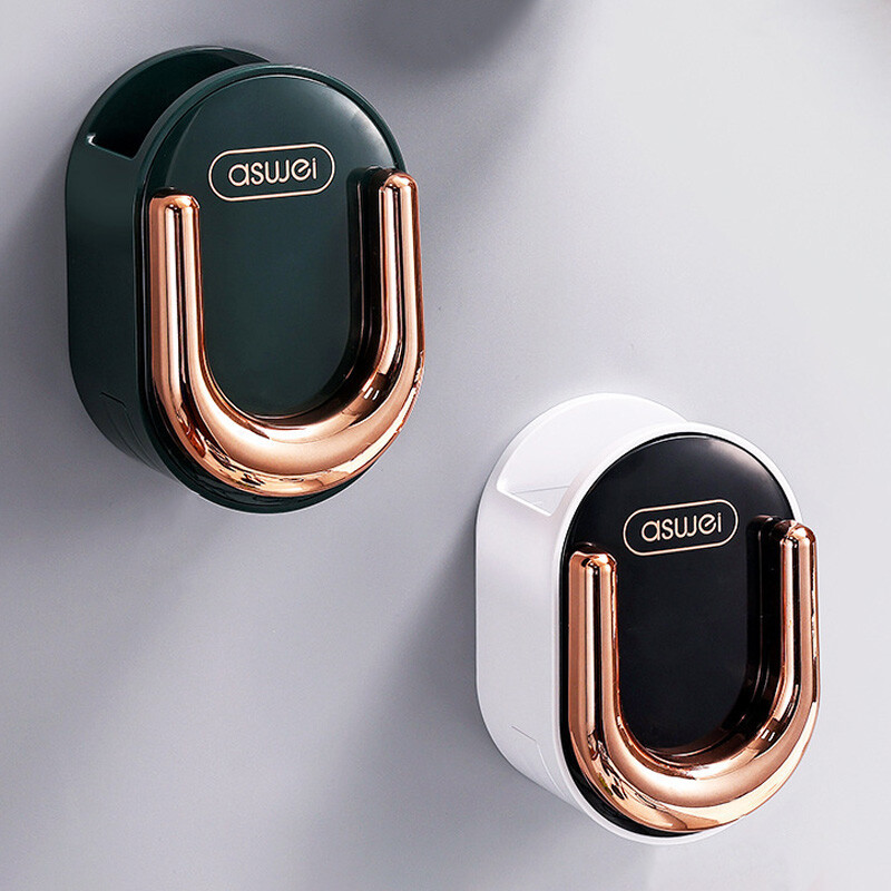 Seinale kinnitatav föönihoidik Kokkupandav hoiustamisvahend Kodu juukseharjade hoiukarp Juuksepallide trimmerrest Vannitoatarvikud