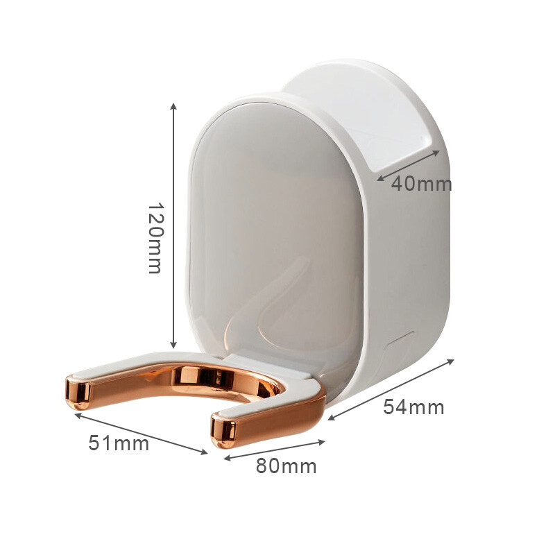 Seinale kinnitatav föönihoidik Kokkupandav hoiustamisvahend Kodu juukseharjade hoiukarp Juuksepallide trimmerrest Vannitoatarvikud