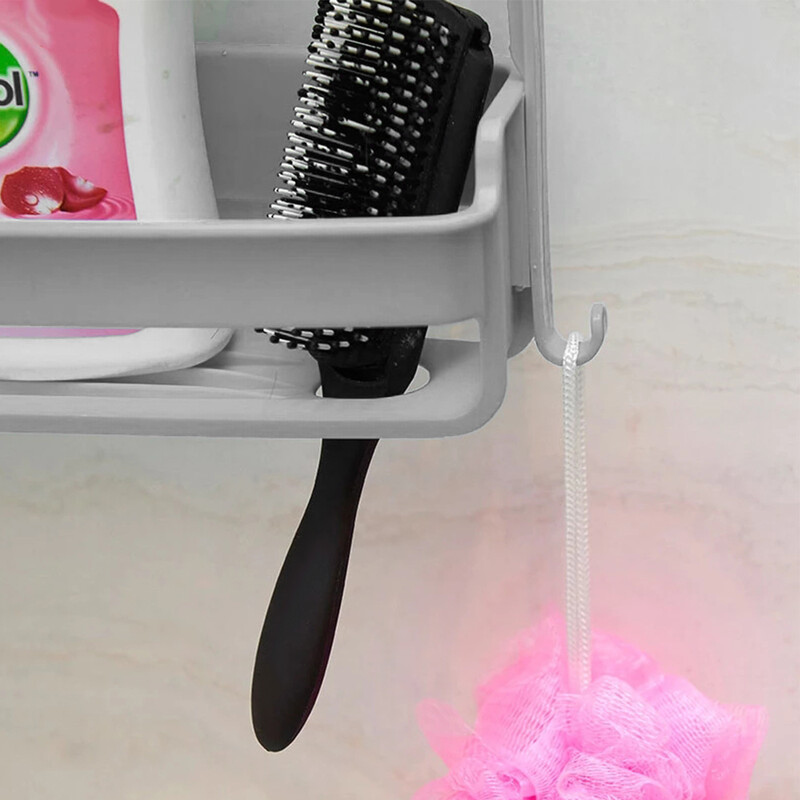 Viseće police za kupaonicu Organizator kupaonskih polica Držač šampona bez noktiju Stalak za police za odlaganje Držač kupaonskih košara