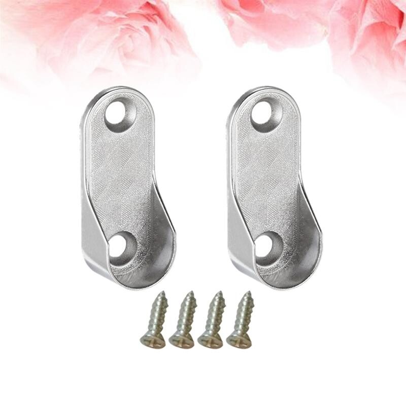 Ovalios spintos strypo atramos Baldų priedai Spintos Vamzdžio atrama Drabužiai Pakabinami Strypo laikikliai Drabužiai Vamzdžių atrama