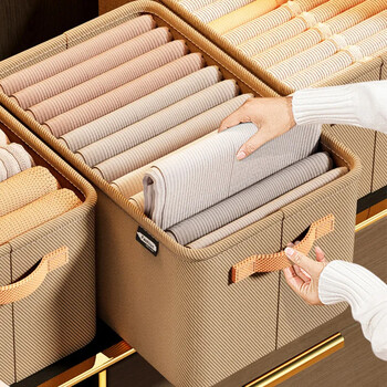 Thicken Clothes Organizer Παντελόνι Πουλόβερ Ντουλάπια αποθήκευσης Συρτάρια Organizer Τζιν Κουτί αποθήκευσης Ντουλάπα Ρούχα Οργανωτή αποθήκευσης