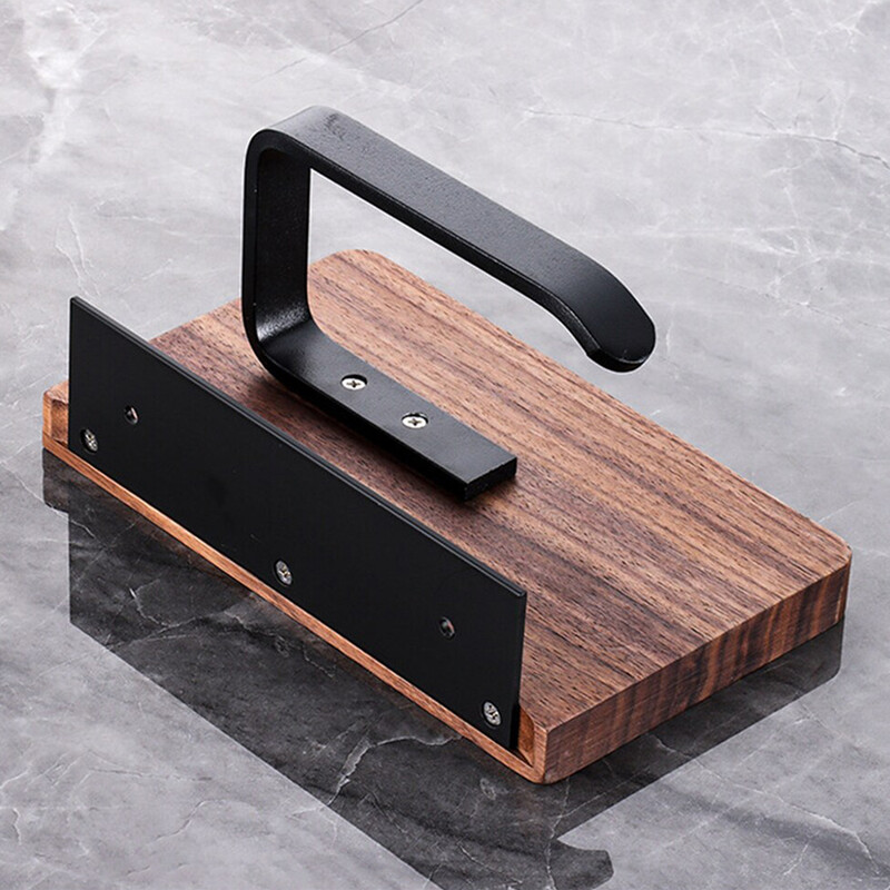 Tualettpaberi hoidik koos naturaalse pähklipuust riiuliga riiderulliga riidepuu Seinale kinnitatav paberkäterätikang 304 roostevabast terasest paber