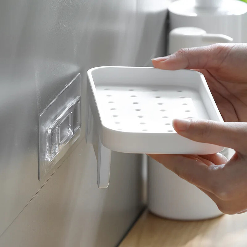 Vannitoa tühjendusrest Väike valge Vannitoatarvikud Puntsivabad Seinale kinnitatavad vannitoariiulid Pesutarvikud Panipaik