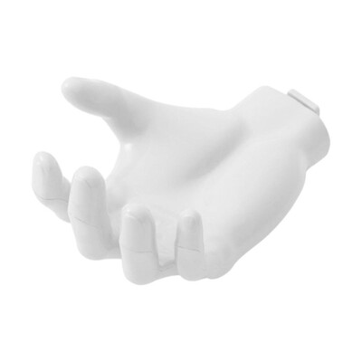 Cârlig multifuncțional în formă de mână Cârlig pentru umeraș fără urme Suport pentru chei de culoare solidă Suport pentru cârlig de depozitare