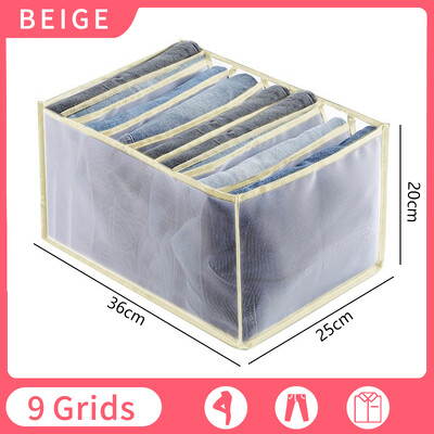 Organizator de haine, pantaloni, cutie de depozitare pentru blugi, dulap, organizator de haine, lenjerie de corp, șosete, dulap artefact, organizatori de depozitare