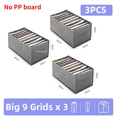 Garderoba Organizator haine pantaloni blugi Cutie de depozitare dulap sertare Organizator pentru lenjerie intima sutien șosete tricouri organizatoare depozitare