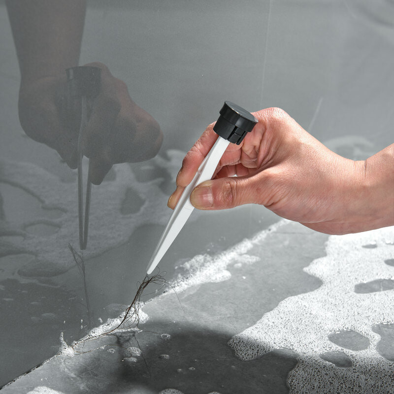 Silikonas TPR tualeto šepetys su pincetu Vonios priedai Sieninis tualeto šepetys Silikoniniai šereliai grindims