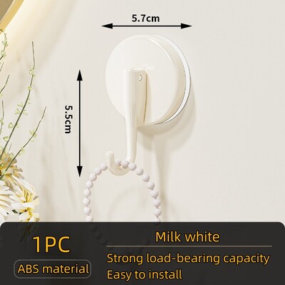 Siurbtuko kablys, daugkartinio naudojimo, didelio našumo vakuuminio siurbimo puodelio kabliukas, stiklinis virtuvinio vonios rankšluosčio kabliukas