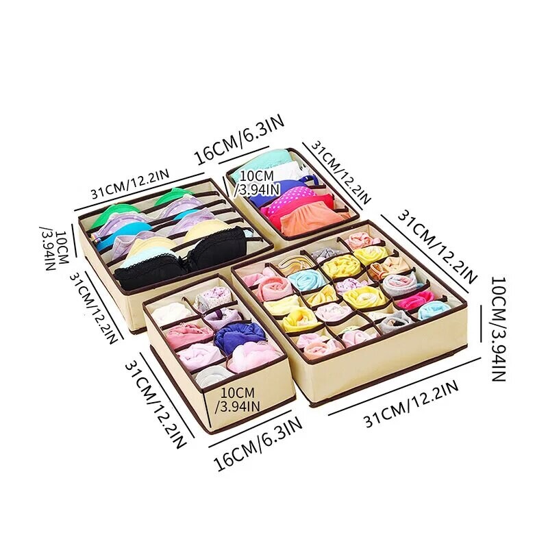 07.06.24 Grid Hoiukast Beež Aluspesu Hoiukast Neljaosaline Soki Säilitus Kangas Rinnahoidja Hoiukast