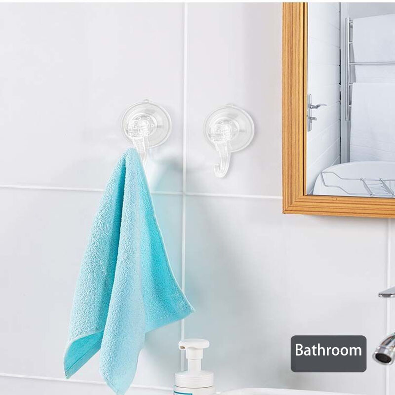 Vannitoa plaatide iminapa konks täielikult läbipaistev korduvkasutatav kriimuvaba kleepkonks tugev vaakum läbipaistev iminapa konks