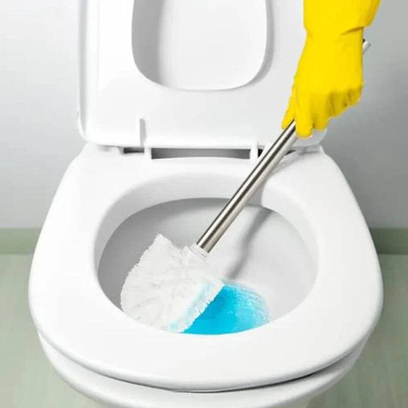 Tualeto šepetys ir laikiklis, 1 pakuotė 304 nerūdijančio plieno tualeto šepetys ir laikiklis vonios kambariui vonios tualetui - Ergonomiškas