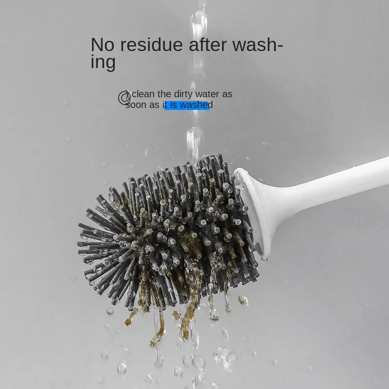 Pika varrega, suure harjaga WC-hari WC-hari, hari Vannitoa puhastustööriistade korraldus kodu-WC Vannitoa tarvikud