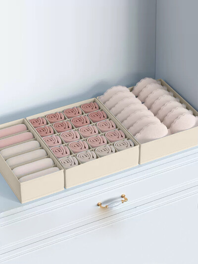 3kom/Set -Donje rublje Grudnjak Čarape Kutija za pohranu Organizator za odjeću Kutija za ormarić Organizator za ladice Organizator za donje rublje Kutija za odlaganje Ormar Organi