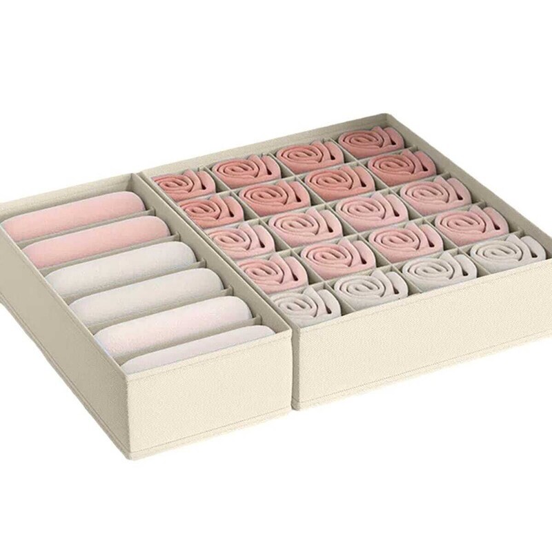 3kom/Set -Donje rublje Grudnjak Čarape Kutija za pohranu Organizator za odjeću Kutija za ormarić Organizator za ladice Organizator za donje rublje Kutija za odlaganje Ormar Organi