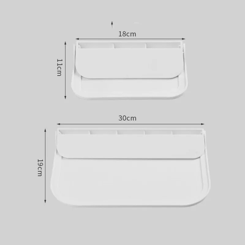 Kokkupandav seinariiul, stantsivaba seinale kinnitatav plastist ujuv riiul Kodumajapidamiste vannituba WC-rätikute hoiustamisriiul