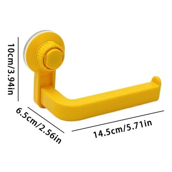 Вендуза Поставка за кърпи Поставка за тоалетна хартия С вендуза Без пробиване Поставка за кърпи за носни кърпи Поставка за кърпи