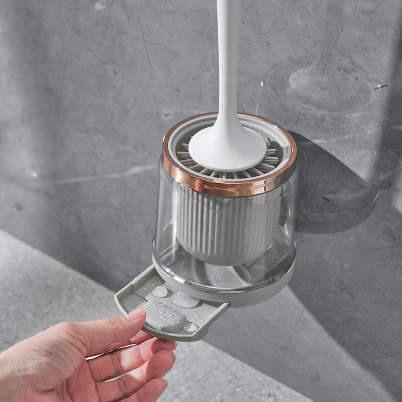 WIKHOSTAR Luksuslik WC-hari Vannitoa Seinale kinnitatav kiirtühjendav puhastustööriist Puhastushari Vannitoatarvikute komplektid