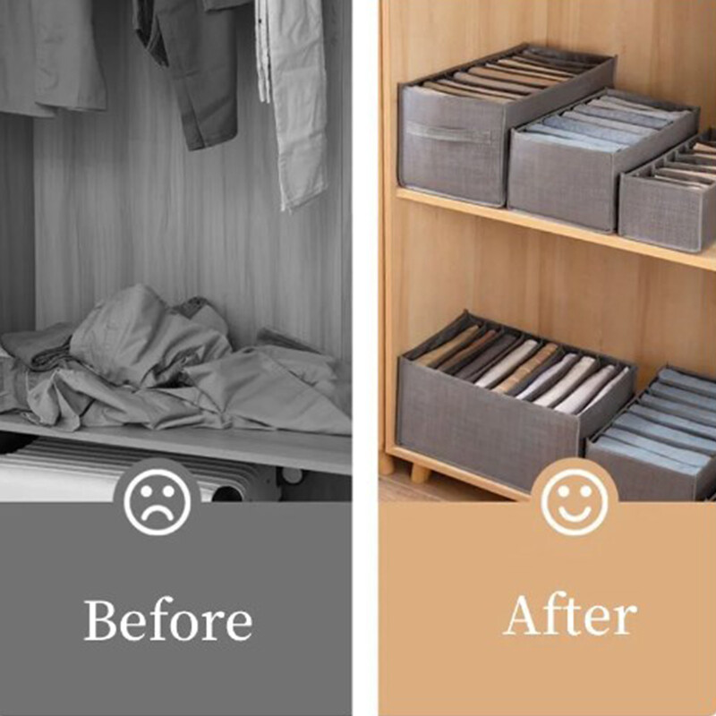 Püksid Teksad Hoiukast Riided Korraldaja kappides sahtlites Aluspesu organiseerijad Garderoobikorraldajad Rinnahoidja Sokid Korraldaja