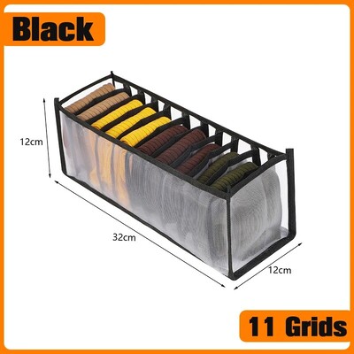 3-σε-1 υφασμάτινες κάλτσες εσωρούχων Συρτάρι Organizer Κουτί οικιακής χρήσης Ντουλάπα κουτί αποθήκευσης Πτυσσόμενο βαμβακερό λινό μοντέρνο απλό στυλ