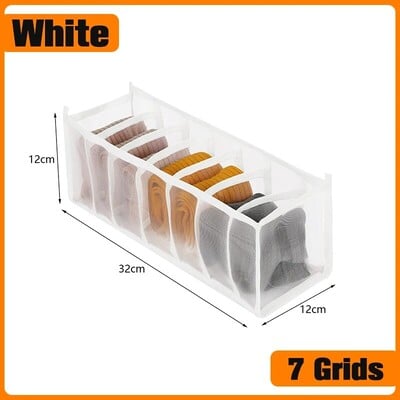 3-σε-1 υφασμάτινες κάλτσες εσωρούχων Συρτάρι Organizer Κουτί οικιακής χρήσης Ντουλάπα κουτί αποθήκευσης Πτυσσόμενο βαμβακερό λινό μοντέρνο απλό στυλ