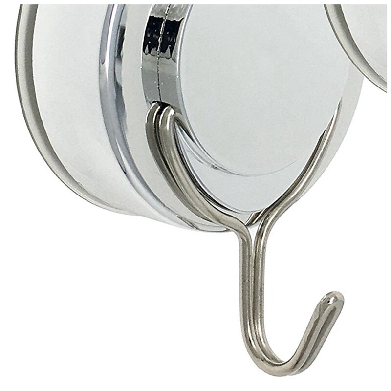 Siurbimo kablio 4 pakuotės vakuuminiai siurbimo puodelio kabliukai, laikomi iki 18 Lb siurbimo puodelio sieniniai kabliukai, virtuvės ir vonios pakabos