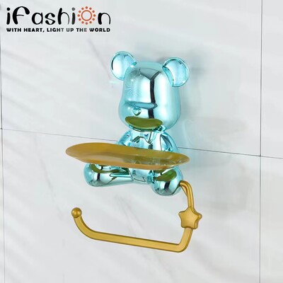 Plastikust multifilmi karukuju paberirull vannitoarullihoidja jaoks, laste käterätikuhoidja pliiatsihoidja ja elutoa kaunistus