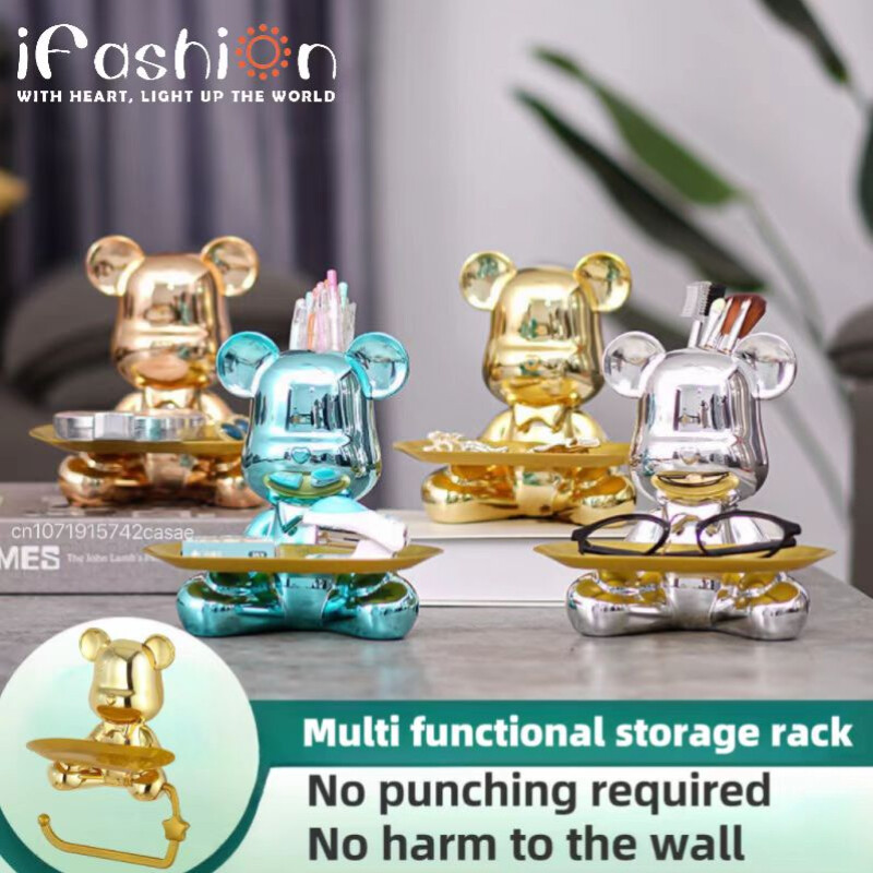 Plastikust multifilmi karukuju paberirull vannitoarullihoidja jaoks, laste käterätikuhoidja pliiatsihoidja ja elutoa kaunistus